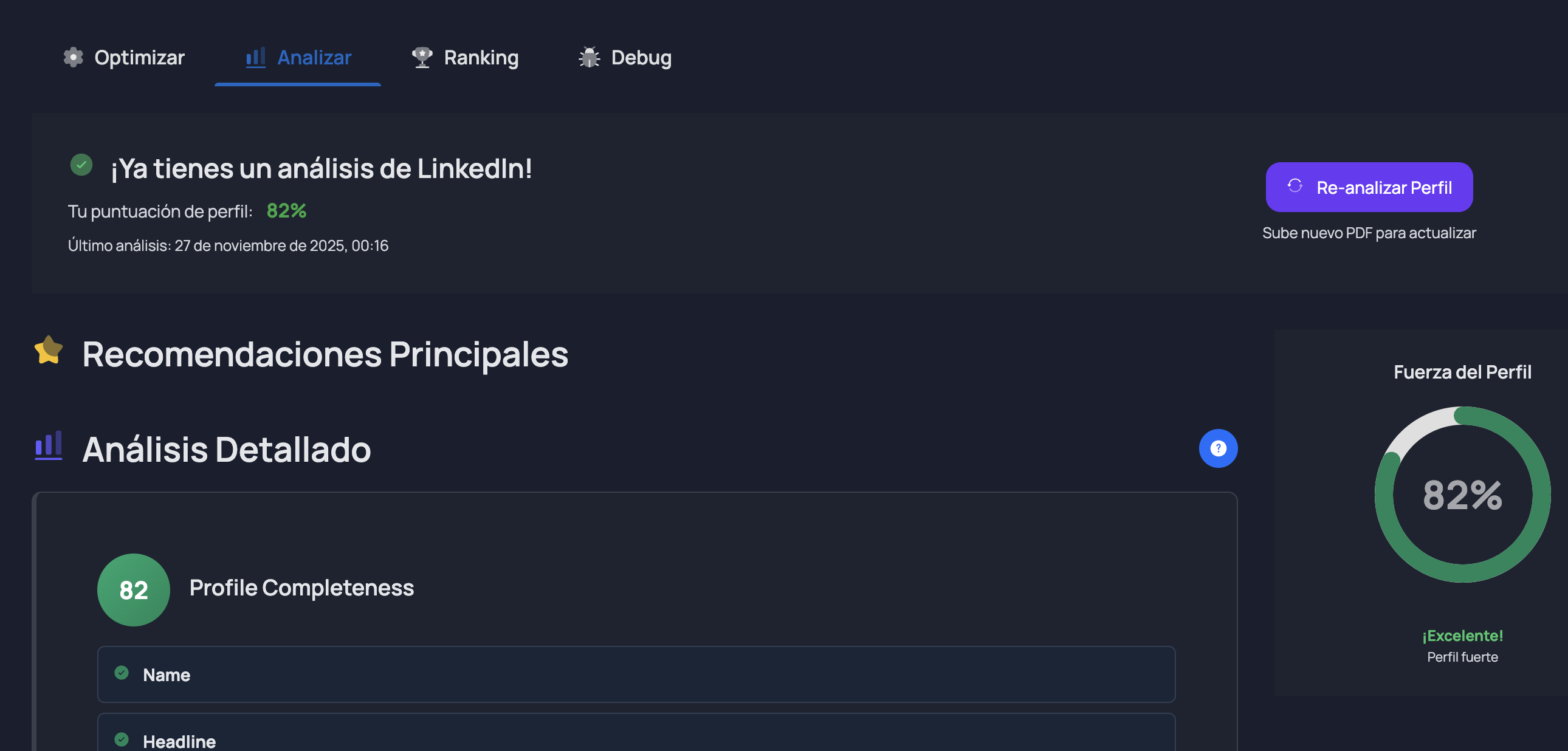 LinkedIn Profile Optimizer
